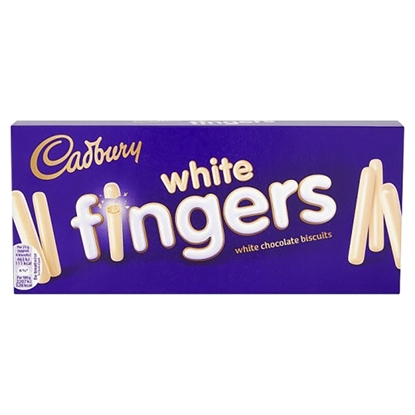 Picture of CADBURY WHITE FINGERS 138GR